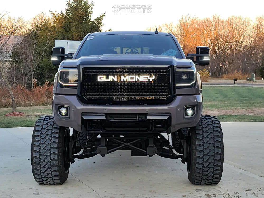 2015 GMC Sierra 2500 HD with 24x16 -103 Specialty Forged Sf008-8 and  40/15.5R24 Fury Offroad Country Hunter Mt and Suspension Lift 12" | Custom  Offsets