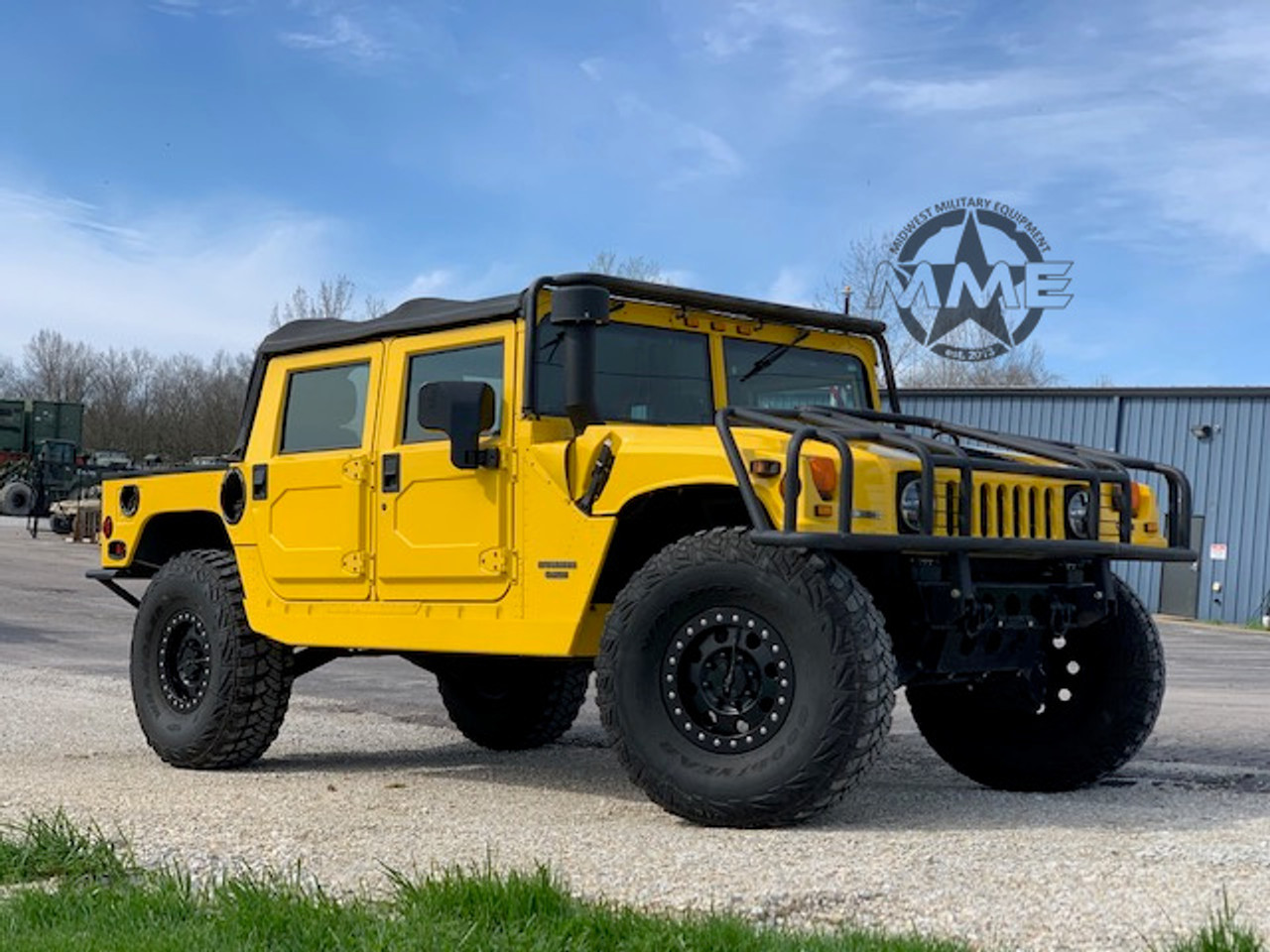 1998 AM GENERAL HUMMER H1 OPEN TOP TURBO DIESEL - Midwest Military Equipment