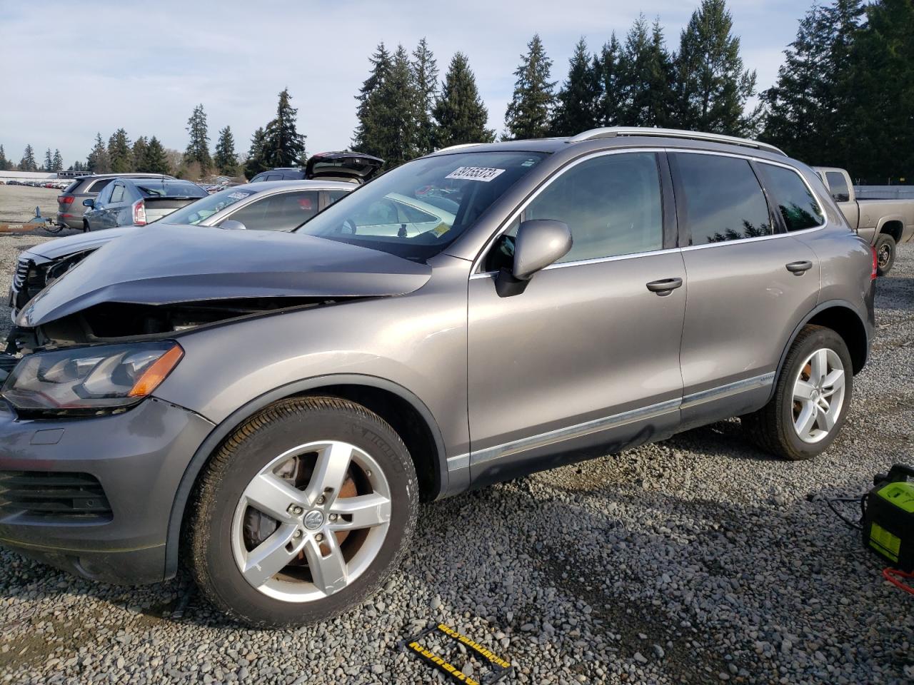 2012 Volkswagen Touareg Hybrid for sale at Copart Graham, WA Lot #39155***  | SalvageReseller.com