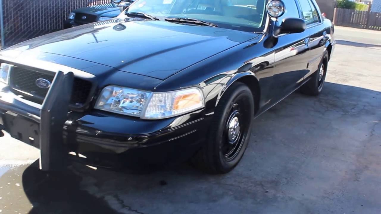 2009 Ford Police Crown Victoria Police Interceptor 83K miles For Sale -  YouTube