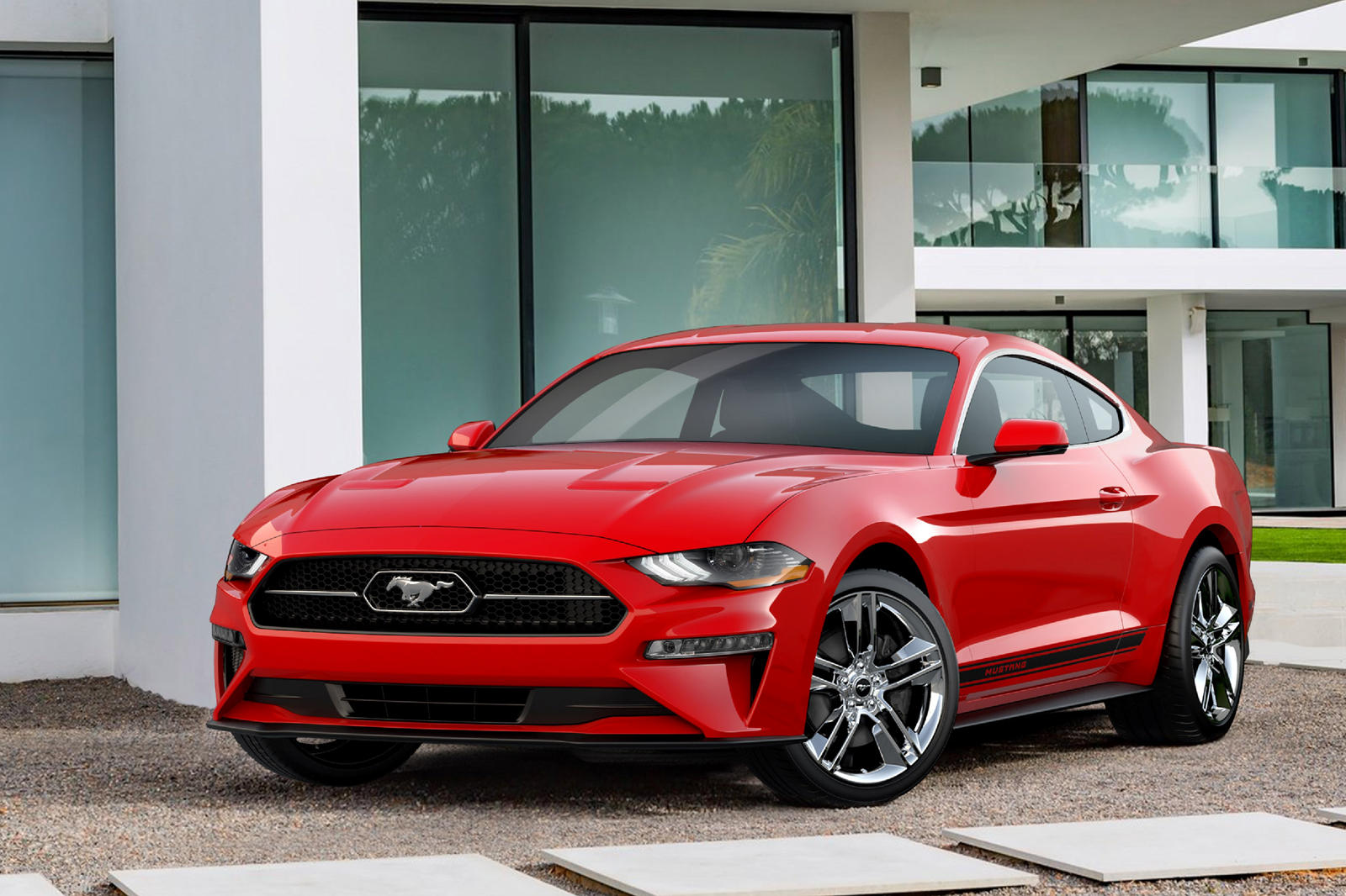 2022 Ford Mustang Coupe Exterior Colors & Dimensions: Length, Width, Tires  - Photos | CarBuzz