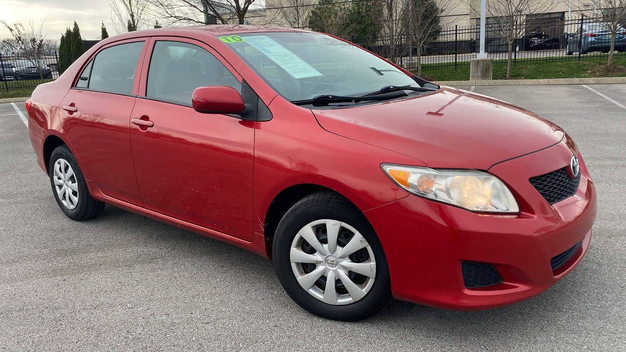 2010 Toyota Corolla LE POV Test Drive & 105K Mile Review - YouTube