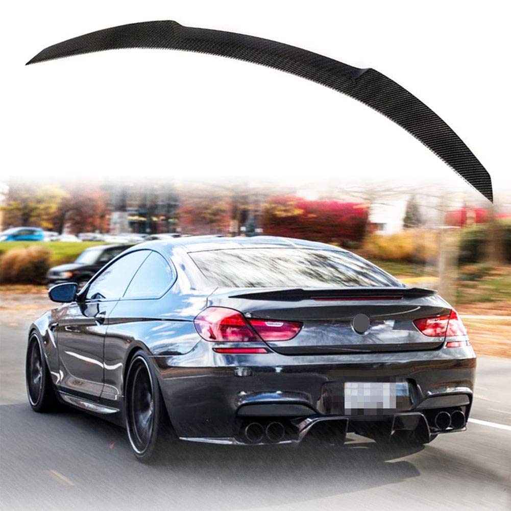 Amazon.com: MCARCAR KIT Carbon Fiber Trunk Spoiler fits for BMW 6 Series  F06 F13 640i 650i M Sport M6 Gran Coupe 2Door Sedan 4Door 2012-2018 Factory  Outlet CF Rear Boot Lid Highkick