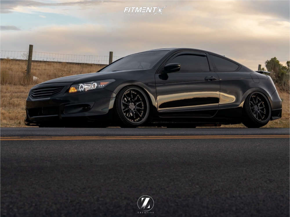 2009 Honda Accord LX-S with 19x9.5 Aodhan Ds07 and Lionhart 225x35 on  Coilovers | 784567 | Fitment Industries