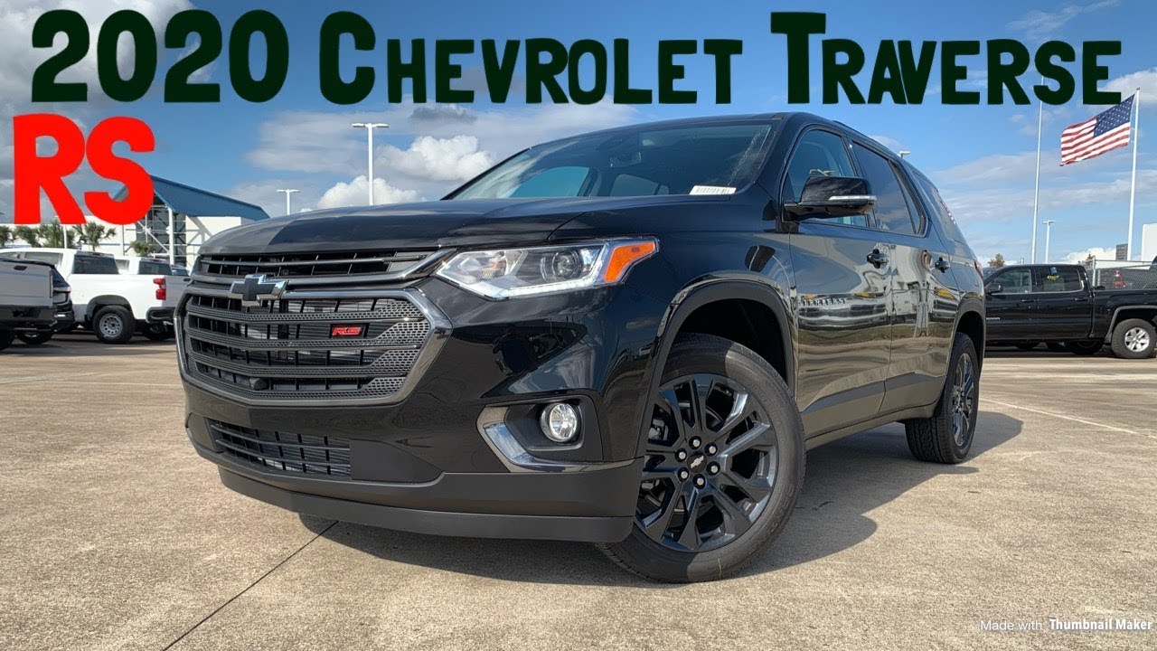 2020 Chevrolet Traverse RS 3.6L V6: Start up & Review - YouTube