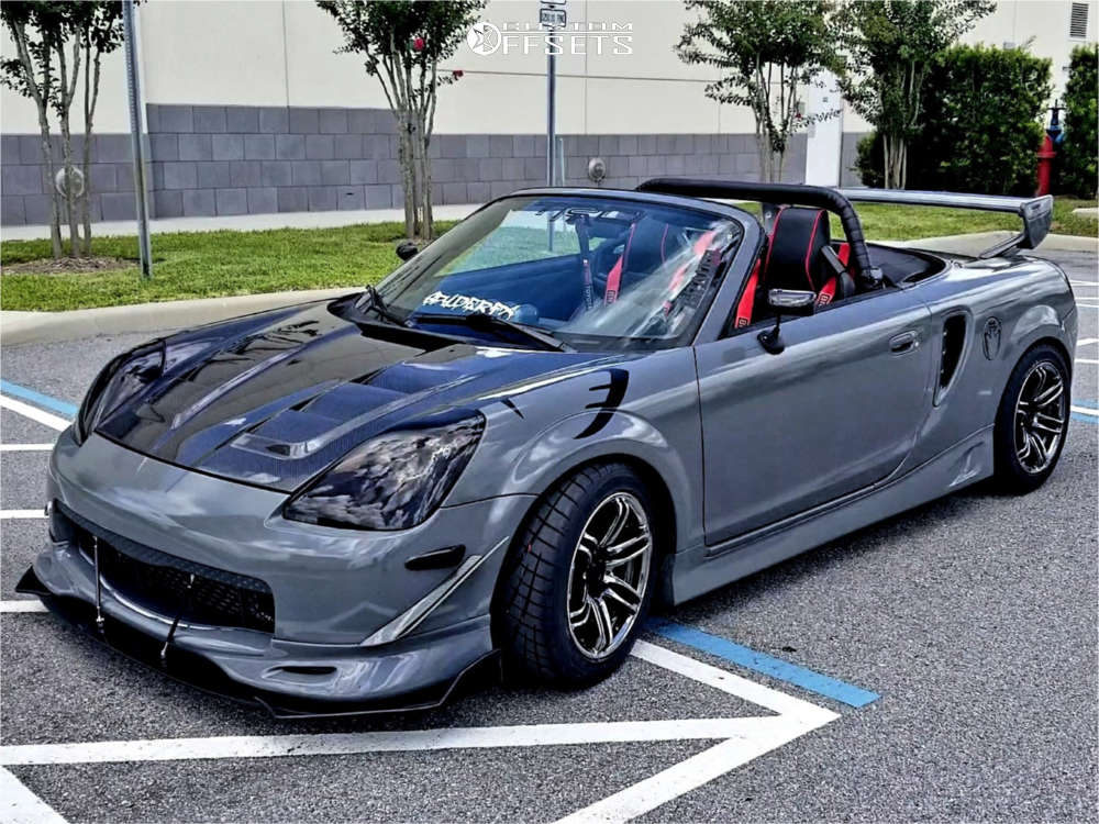 2001 Toyota MR2 Spyder with 15x8 30 Cosmis Racing Mrii and 225/45R15 Toyo  Tires Proxes and Coilovers | Custom Offsets