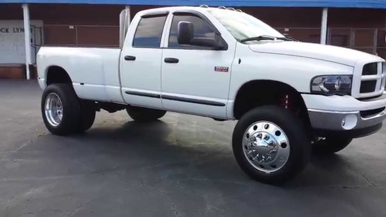 2003 Dodge Ram 3500 Cummins Lifted Dually - YouTube