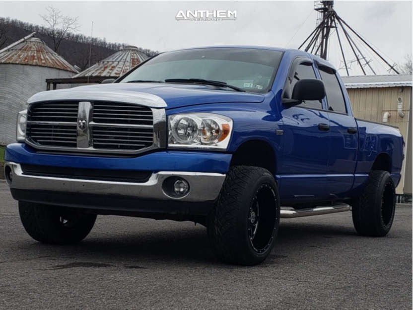 2007 Dodge Ram 1500 Wheel Offset Aggressive > 1" Outside Fender Leveling  Kit | 667503 | Anthem Off-Road