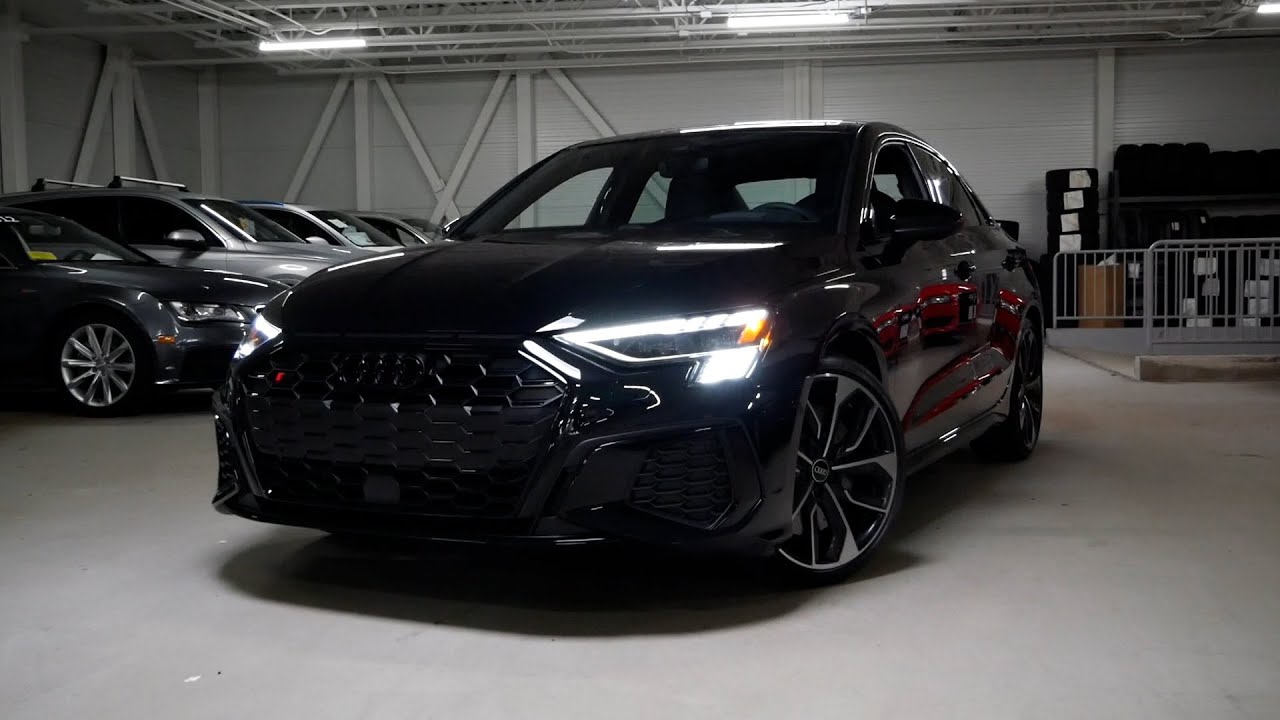 2022 Audi S3 Review - Start Up, Revs, Walk Around and Test Drive - YouTube