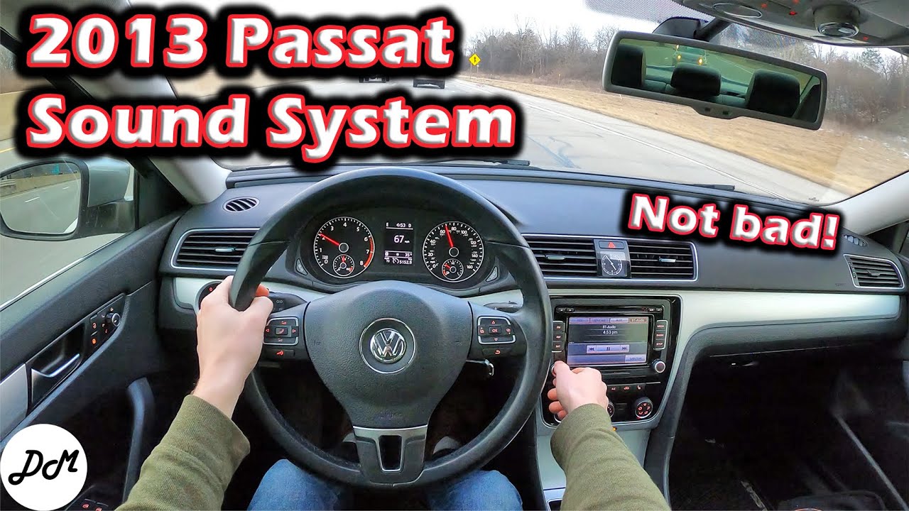 2013 Volkswagen Passat – 8-speaker Sound System Review - YouTube