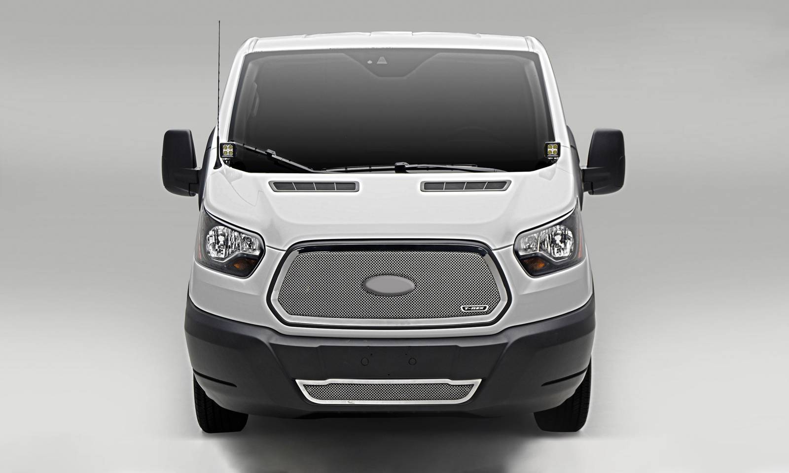 2016-2018 Ford Transit Upper Class Series Mesh Grille, Polished, 1 Pc,  Insert - Part # 54575