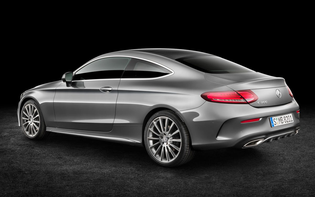 Mercedes-Benz previews sporty 2017 C-class coupe (pictures) - CNET