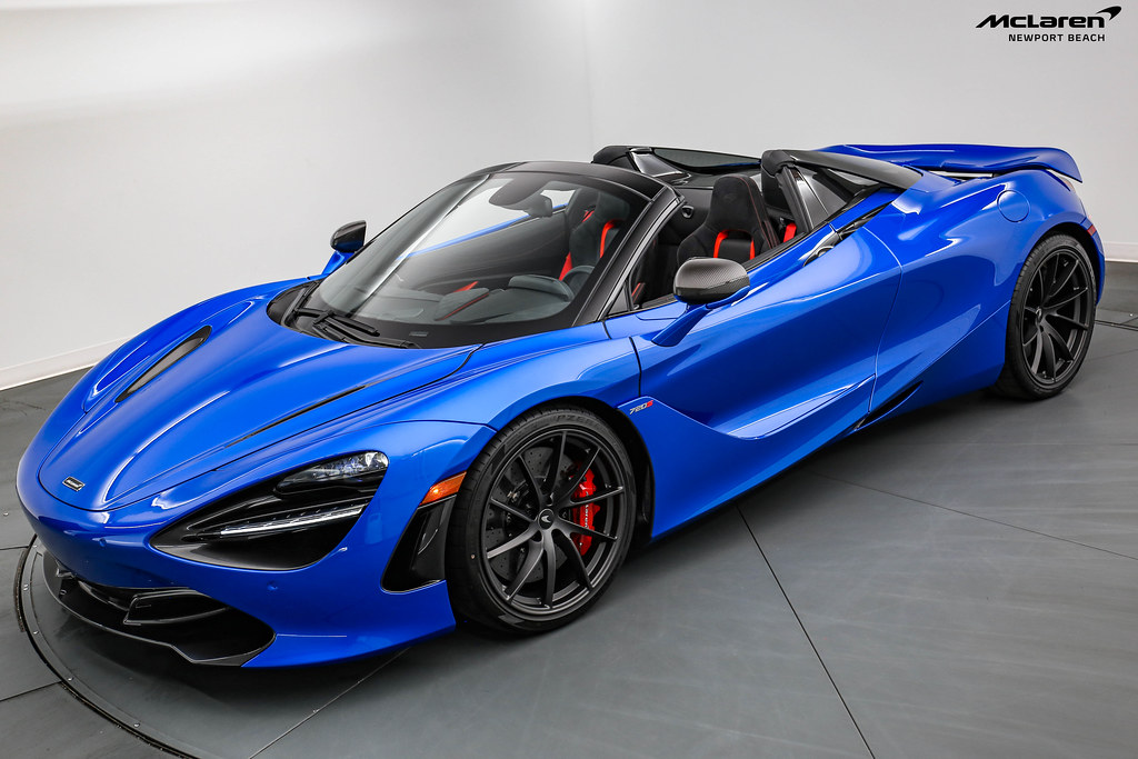 2022 "Vega Blue" McLaren 720S Spider | Newport Beach Automotive Group |  Flickr