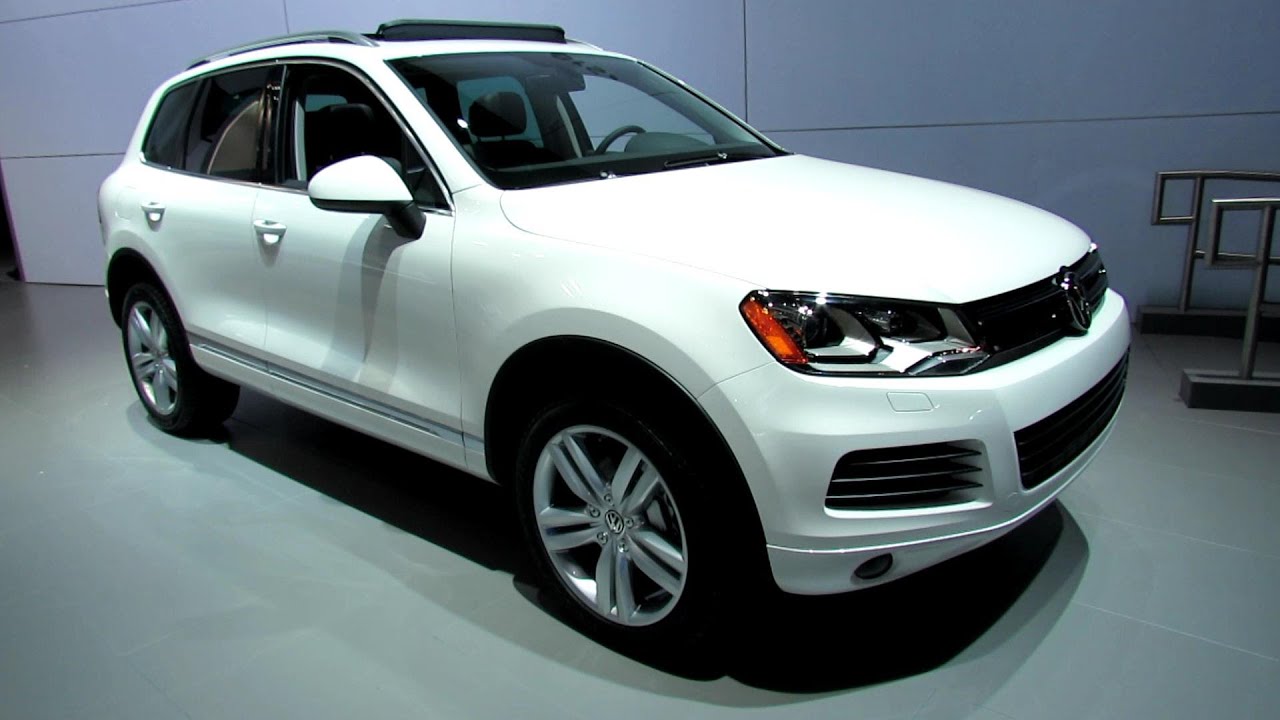 2012 Volkswagen Touareg TDI Executive Exterior and Interior at 2012 New  York Auto Show - YouTube