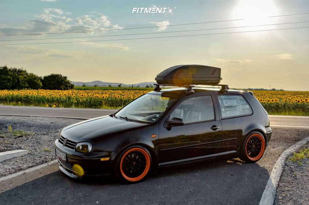2002 Volkswagen Golf GLS with 18x8.5 BBS Lm and Federal 205x40 on Coilovers  | 1815726 | Fitment Industries