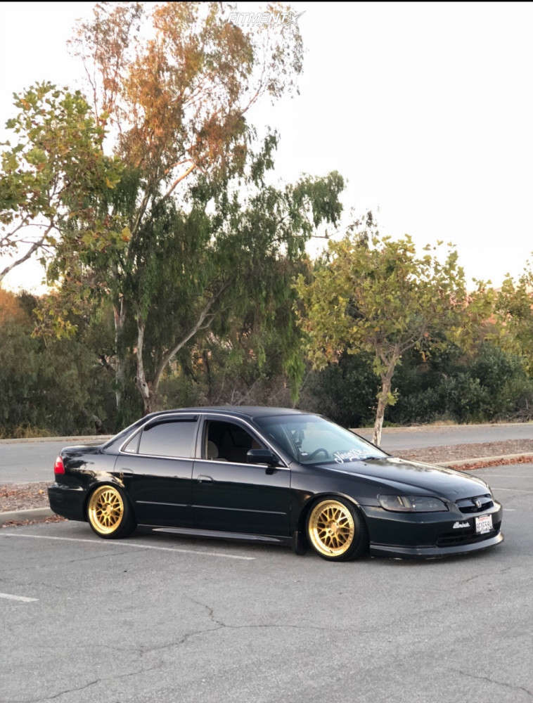 1998 Honda Accord LX with 17x8 Aodhan Ah02 and Lexani 205x40 on Coilovers |  779624 | Fitment Industries