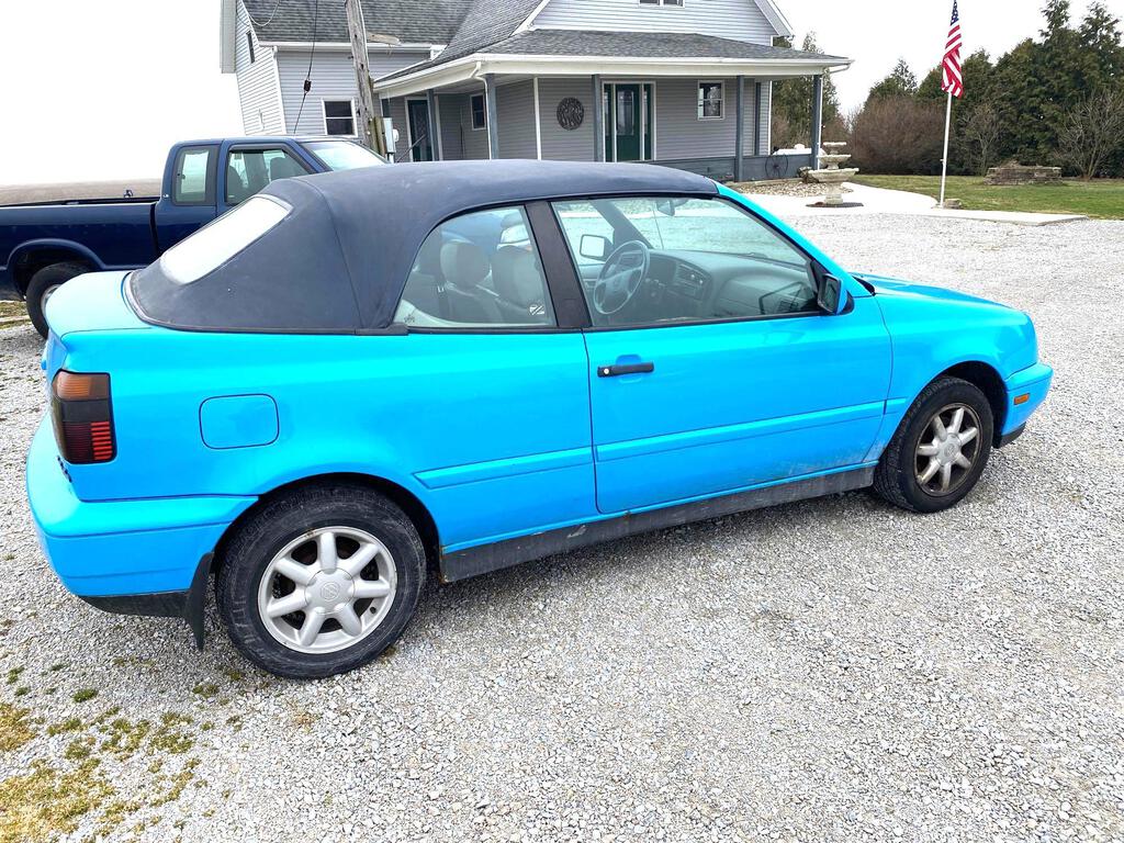 1997 Baby Blue Volkswagen Cabrio Convertible | Cars & Vehicles Cars |  Online Auctions | Proxibid