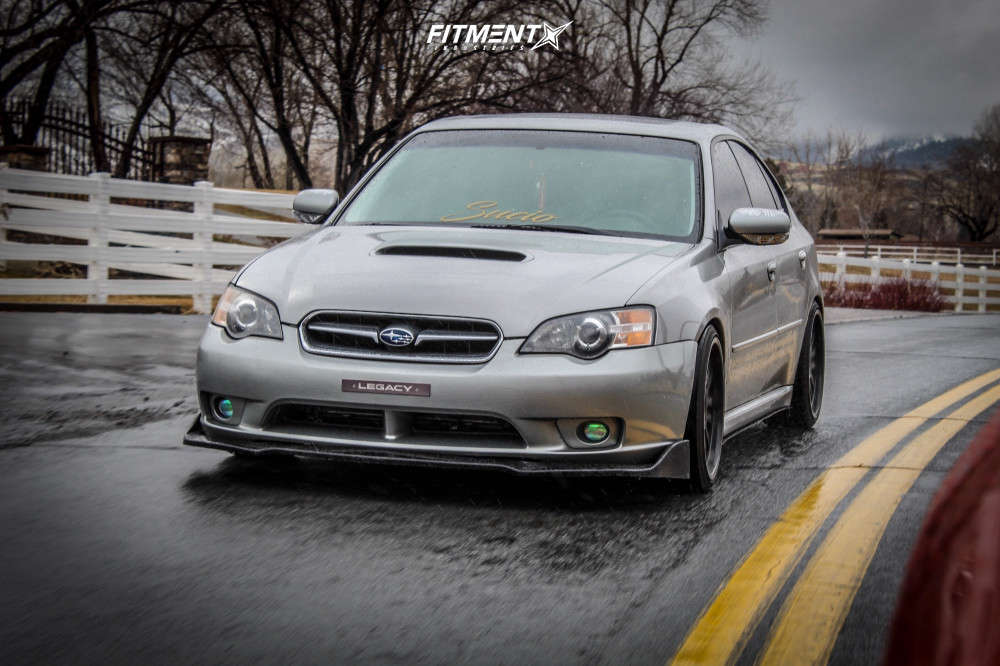 2006 Subaru Legacy GT spec.B with 18x8.5 Aodhan AH07 and Achilles 215x35 on  Coilovers | 700139 | Fitment Industries