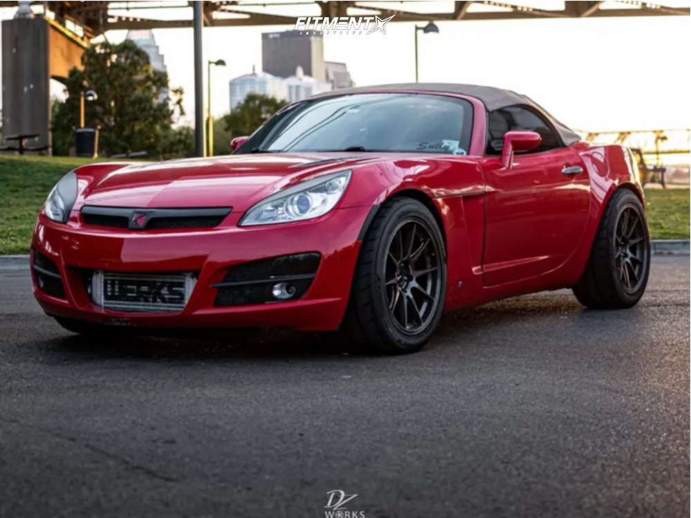 2007 Saturn Sky Base with 18x9.5 Fast Wheels FC08 and Nitto 275x40 on Stock  Suspension | 832233 | Fitment Industries