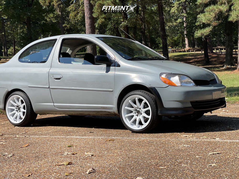 2001 Toyota Echo Base with 17x9 JNC Jnc006 and Ohtsu 215x40 on Stock  Suspension | 1905049 | Fitment Industries