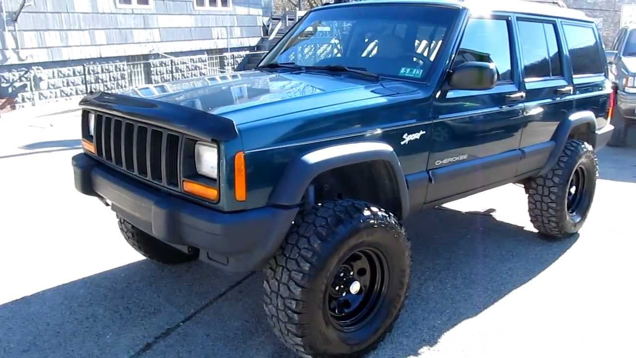 1998 Jeep Cherokee Sport 4x4 Lifted Elite Auto Outlet Bridgeport Ohio -  YouTube