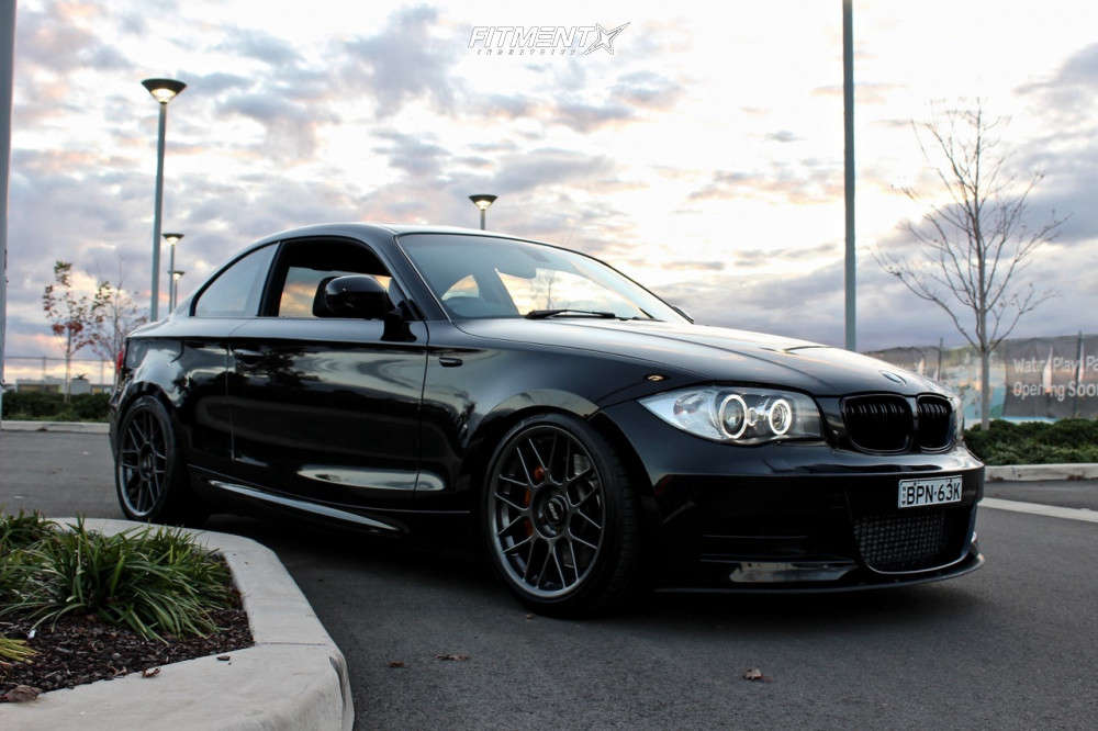 2010 BMW 135i Base with 18x8.5 Apex Arc-8 and Falken 225x40 on Lowering  Springs | 1268150 | Fitment Industries