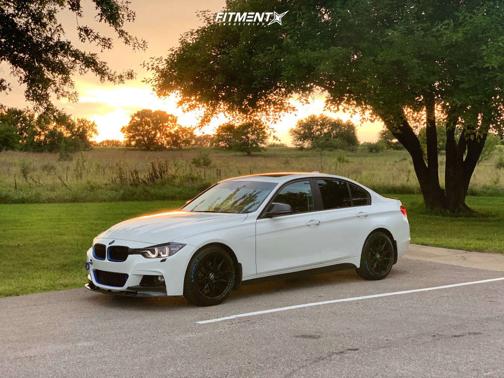 2014 BMW 328d Base with 18x8.5 Niche Staccato and Michelin 225x45 on  Coilovers | 1492764 | Fitment Industries