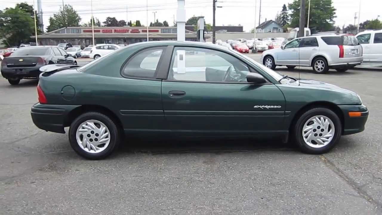 1998 Plymouth Neon, Green - STOCK# 11138 - YouTube