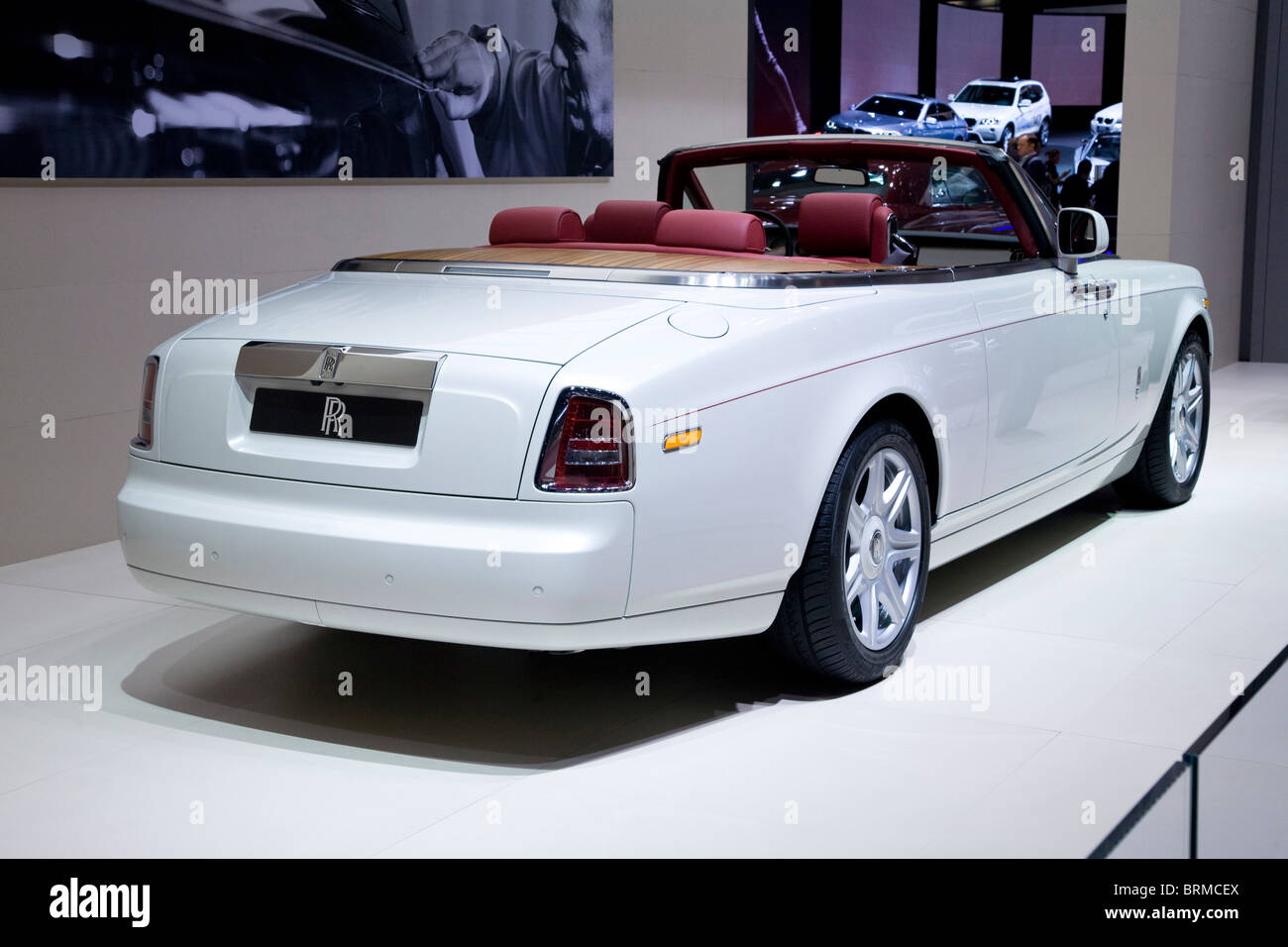Paris motor show 2010 and the Rolls-Royce Phantom Drophead Coupe Stock  Photo - Alamy