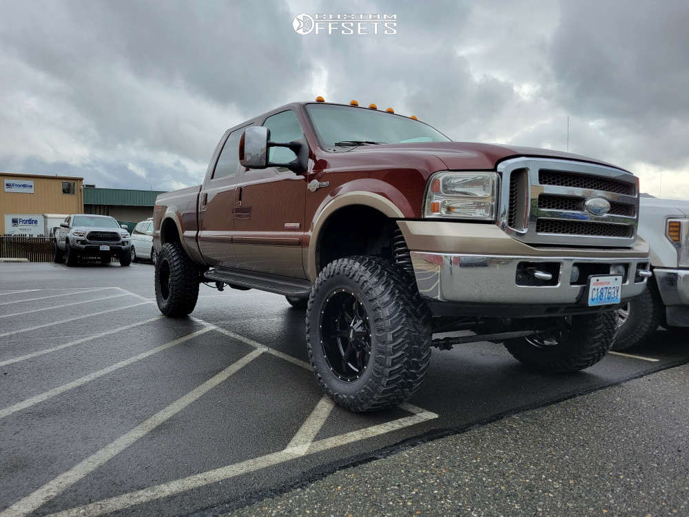 2007 Ford F-350 Super Duty with 20x10 -24 Moto Metal Mo970 and 37/13.5R20  Atturo Trail Blade Mt and Suspension Lift 4.5" | Custom Offsets