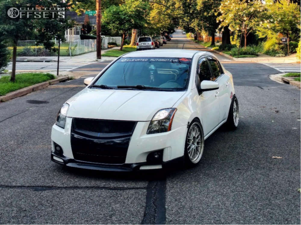 2007 Nissan Sentra with 18x8.5 35 XXR 521 and 205/40R18 Nitto Neo Gen and  Coilovers | Custom Offsets
