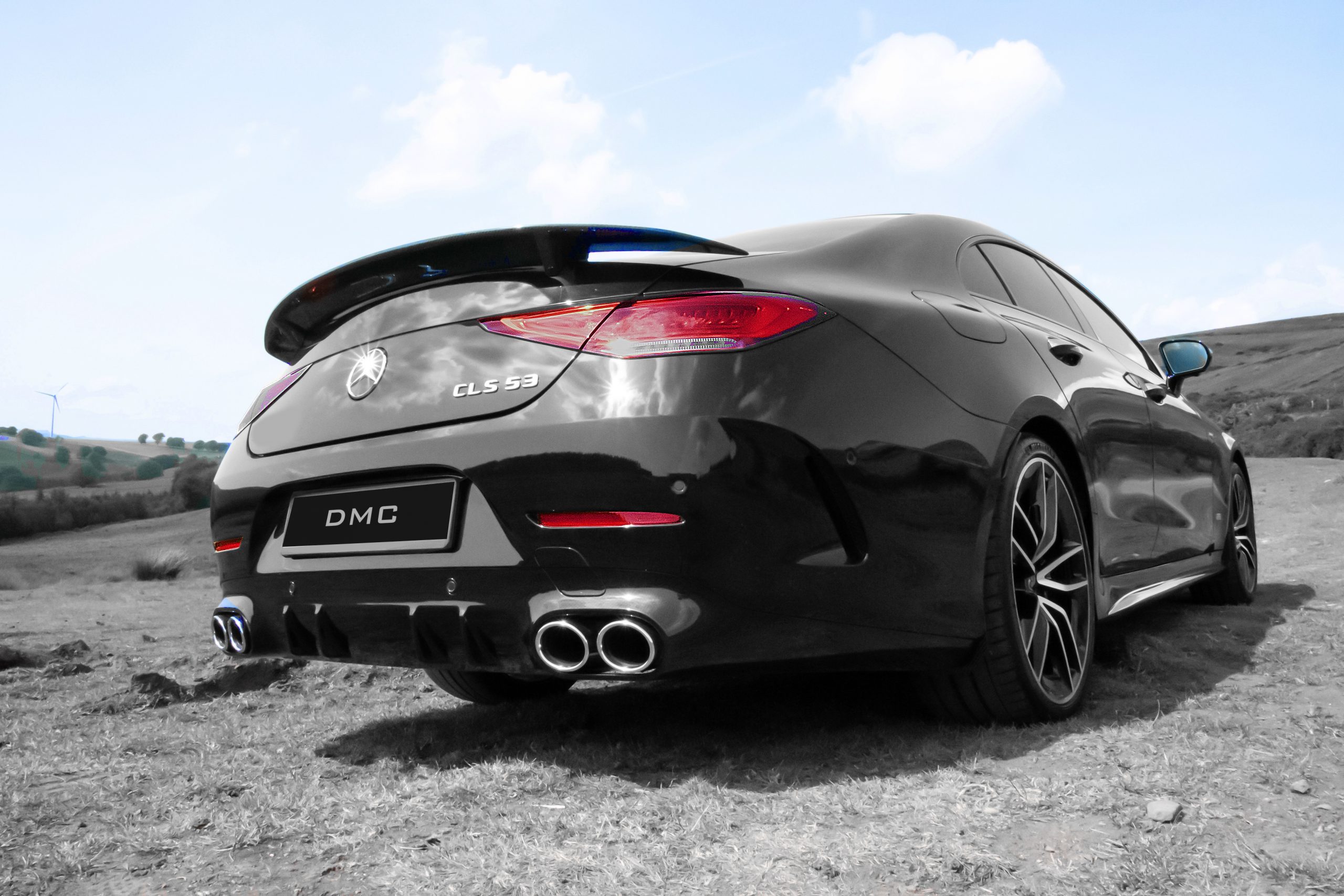 Mercedes AMG CLS53 Carbon Fiber Trunk Lip Wing Spoiler GT DTM Style fits  the OEM CLS 53 C257 W257 and CLS 63 - DMC