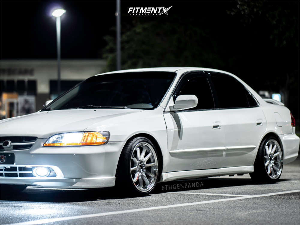 2000 Honda Accord LX with 17x8 JNC Jnc006 and Lionhart 205x40 on Lowering  Springs | 838586 | Fitment Industries