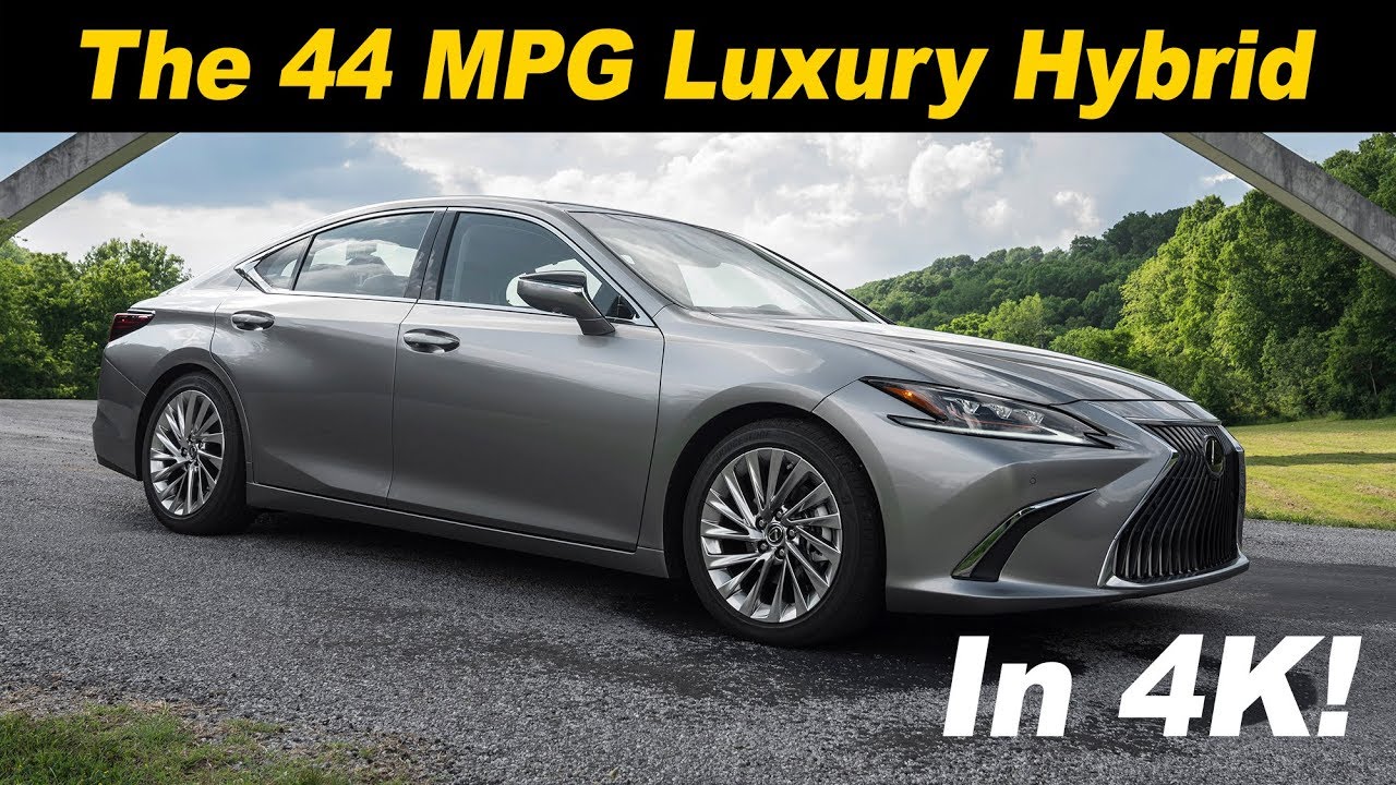 2019 Lexus ES 300h - The 44 MPG Luxury Car - YouTube