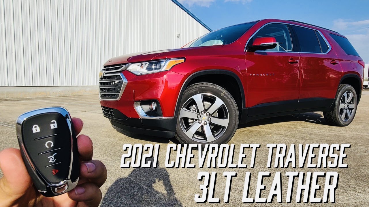 2021 Chevrolet Traverse 3LT: Start up & Review - YouTube