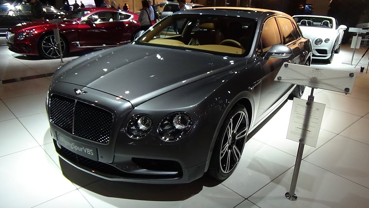 2018 Bentley Flying Spur V8 S - Exterior and Interior - Auto Show Brussels  2018 - YouTube