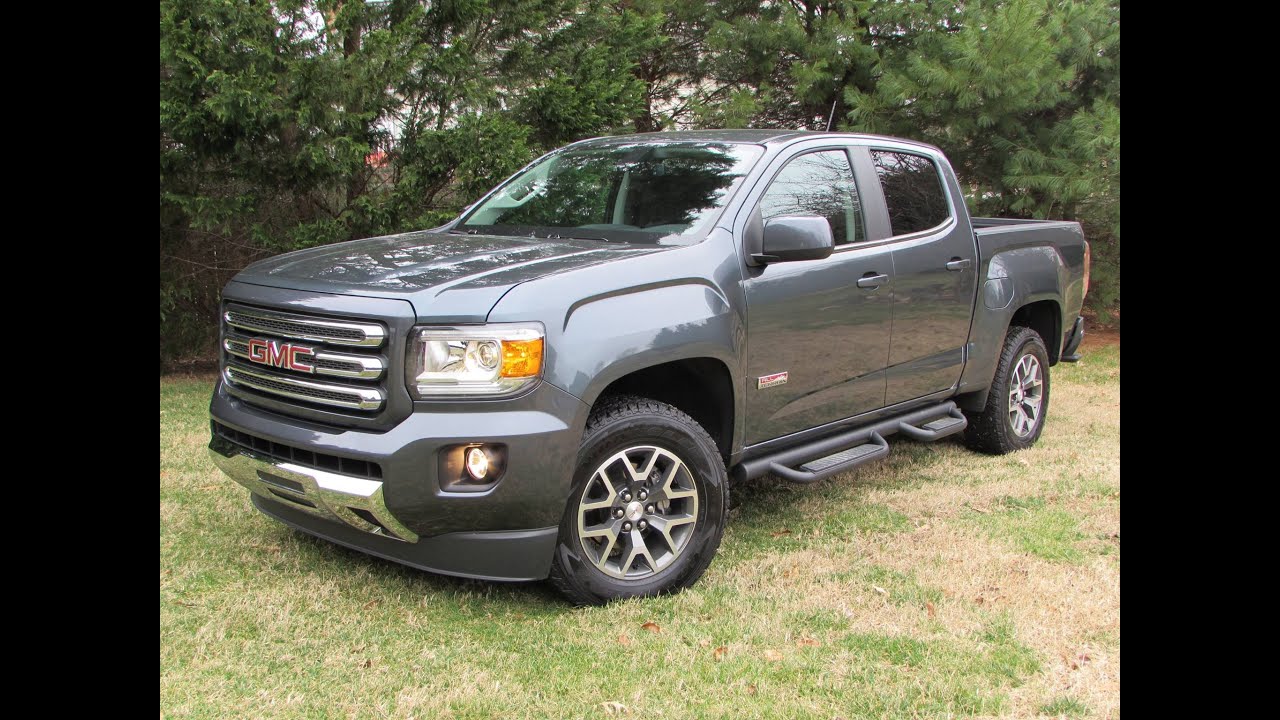 2015 GMC Canyon SLE All Terrain Start Up, Road Test, and In Depth Review -  YouTube