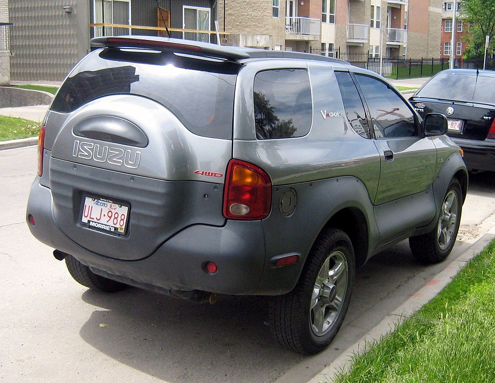 File:Isuzu VehiCROSS rear.jpg - Wikimedia Commons