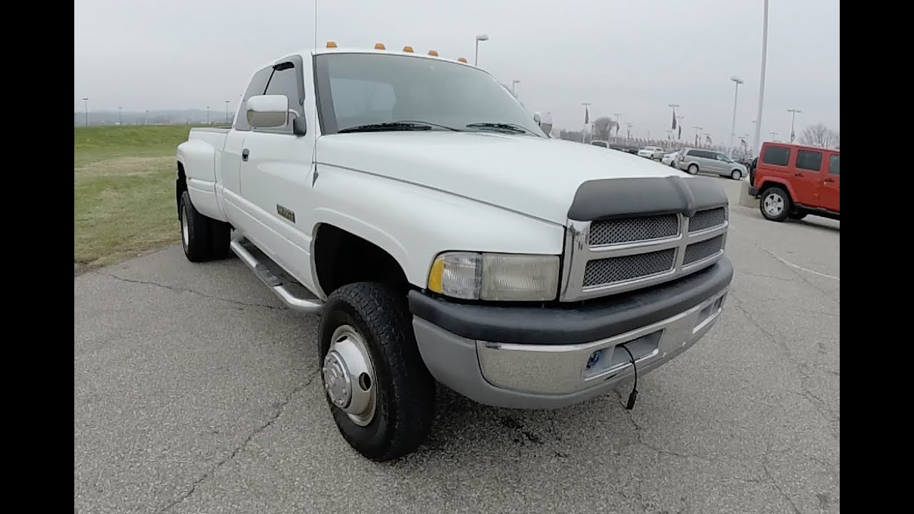 1997 Dodge Ram 3500 Club Cab SLT Laramie DRW|P9986A - YouTube