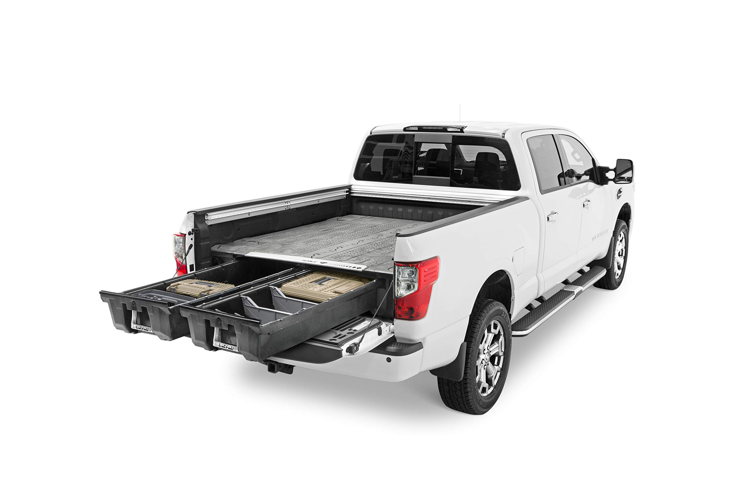 DECKED Pickup Truck Storage System for Nissan Titan (2004-2015) 5' 7" bed  length Includes System Accessories