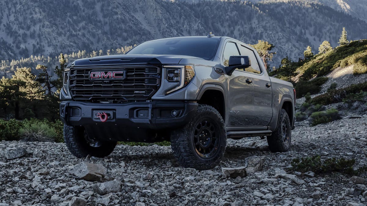2023 GMC Sierra AT4X AEV Boosts Off-Road Cred in Style - CNET