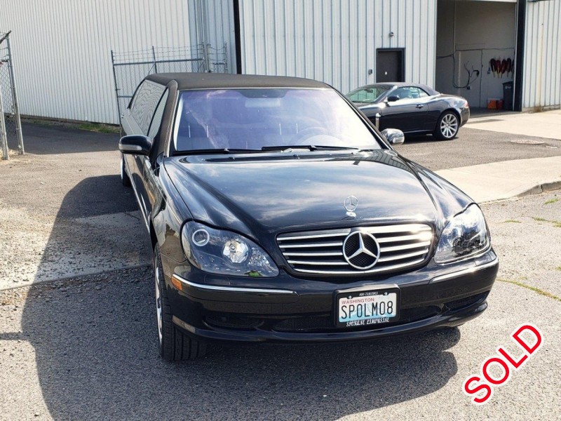 Used 2001 Mercedes-Benz S Class Sedan Stretch Limo Lime Lite Coach Works -  spokane - $14,750 - Limo For Sale