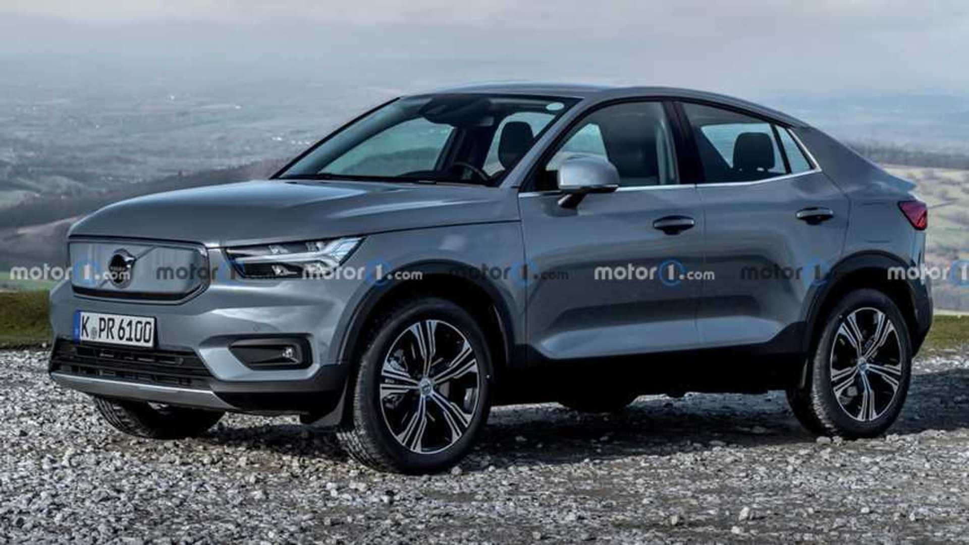 2022 Volvo EV Speculatively Rendered As An XC40 Coupe