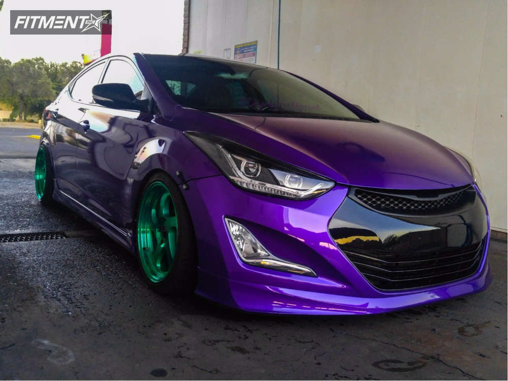 2014 Hyundai Elantra Limited with 17x8 JNC Jnc034 and Accelera 205x40 on  Coilovers | 251909 | Fitment Industries