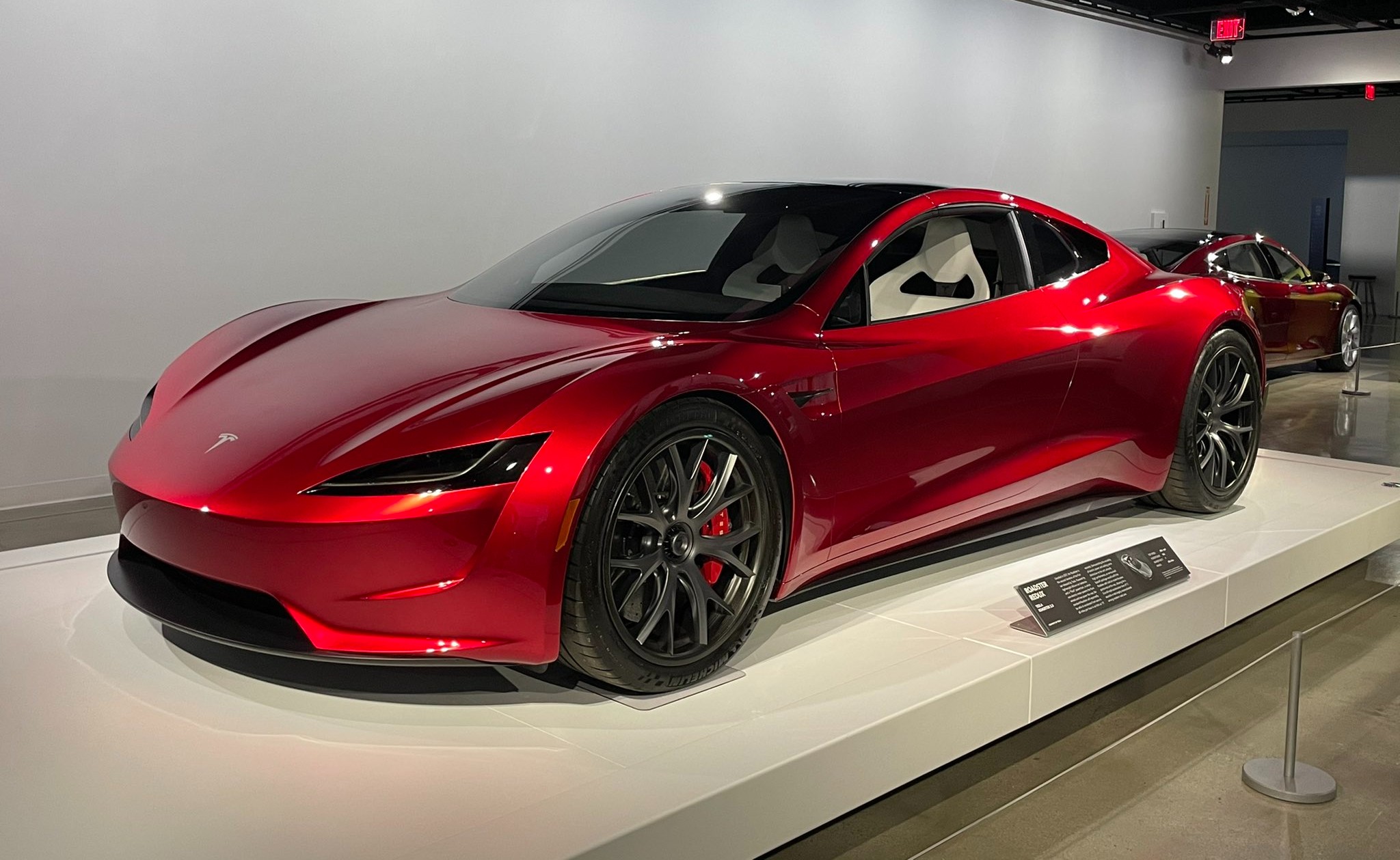 Tesla Roadster SpaceX Package's shocking 0-60 mph time teased in museum info