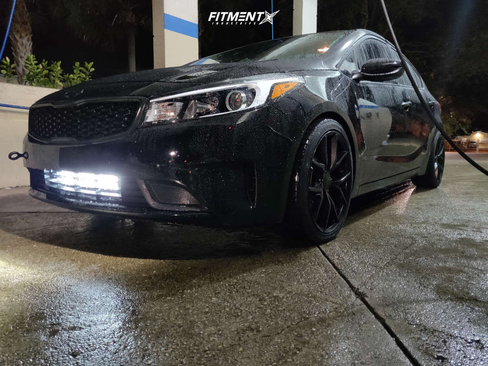2018 Kia Forte LX with 18x8 KMC Km694 and Achilles 225x40 on Coilovers |  668818 | Fitment Industries
