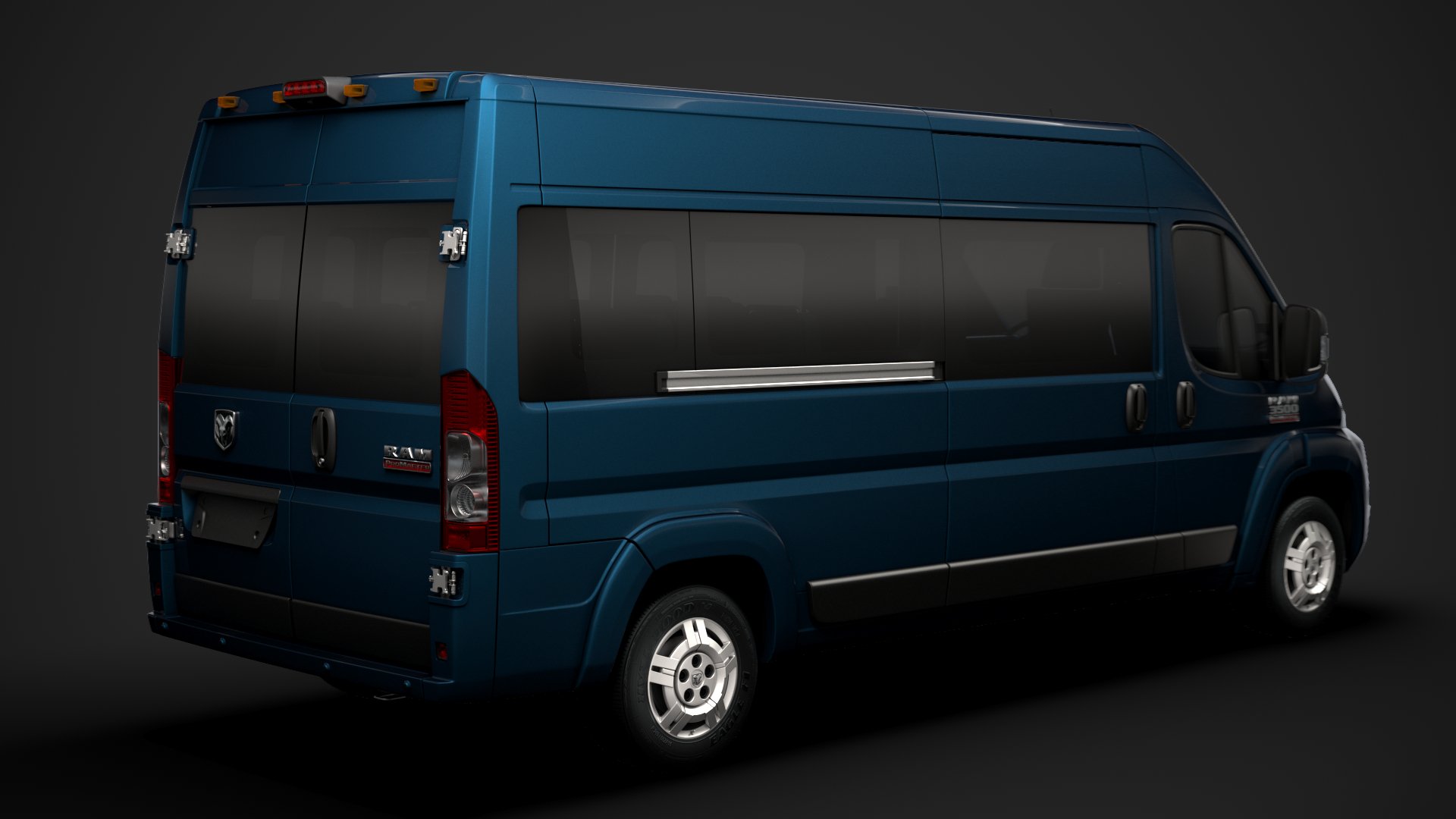 Ram Promaster Window Van 3500 HR 159WB 2020 - 3D Model by Creator 3D