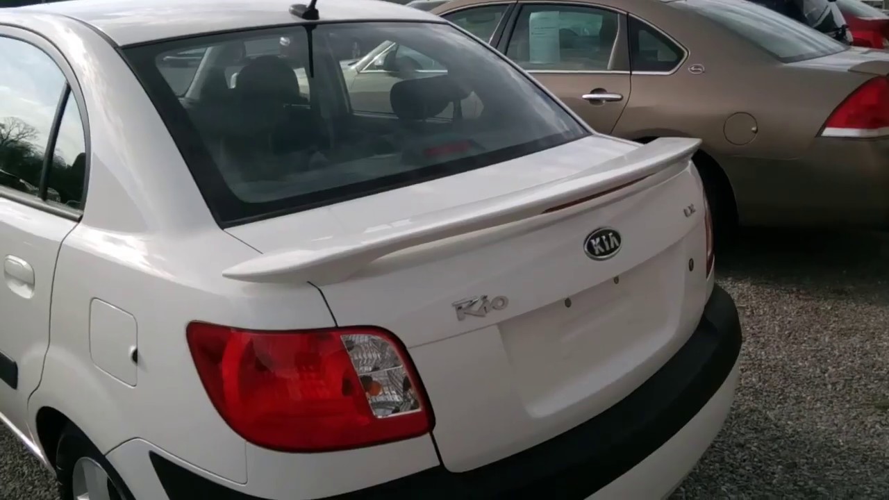 2009 Kia Rio - White - YouTube