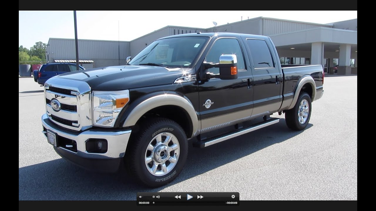 2011 Ford F-250 Lariat Super Duty Powerstroke Start Up, Exhaust, and In  Depth Tour - YouTube