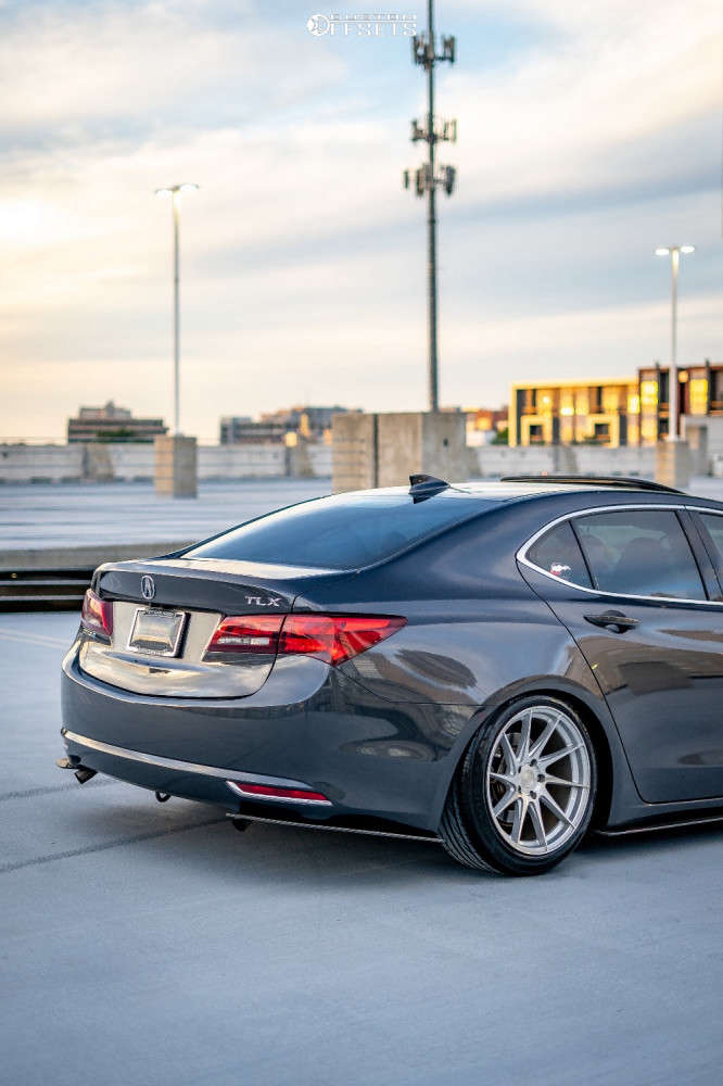 2016 Acura TLX with 18x9.5 35 Aodhan Ah09 and 235/40R18 Pantera Sport A/s  and Coilovers | Custom Offsets